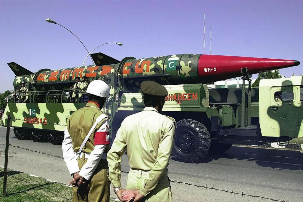 Pakistan's surface-to-surface Shaheen II missile is capable of carrying a nuclear warhead